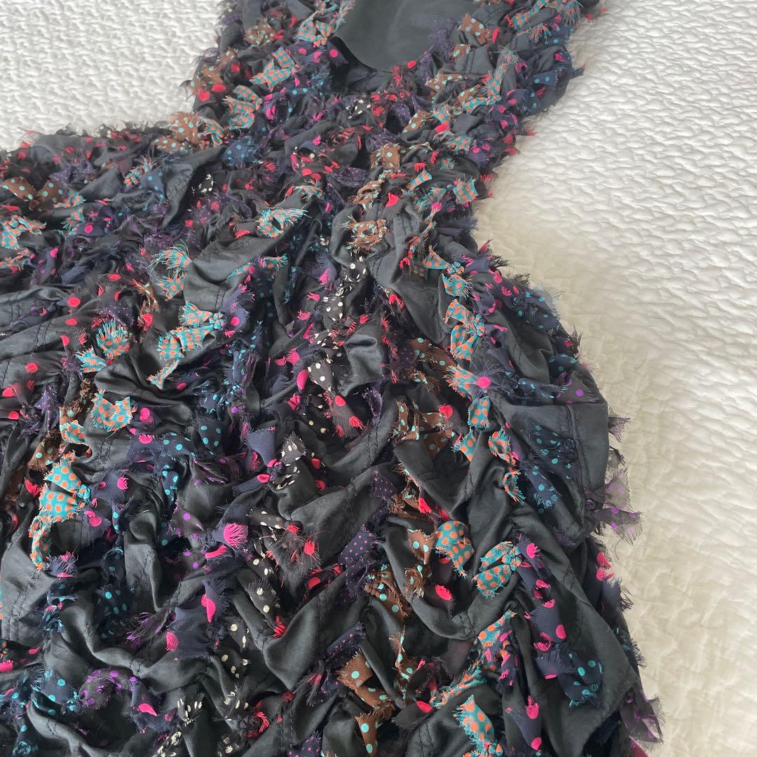 専用　ネネット　ズッカ　ドレス　ワンピース　リボン　ブラック　結婚式　卒業式