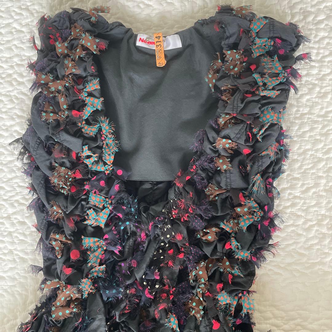 専用　ネネット　ズッカ　ドレス　ワンピース　リボン　ブラック　結婚式　卒業式