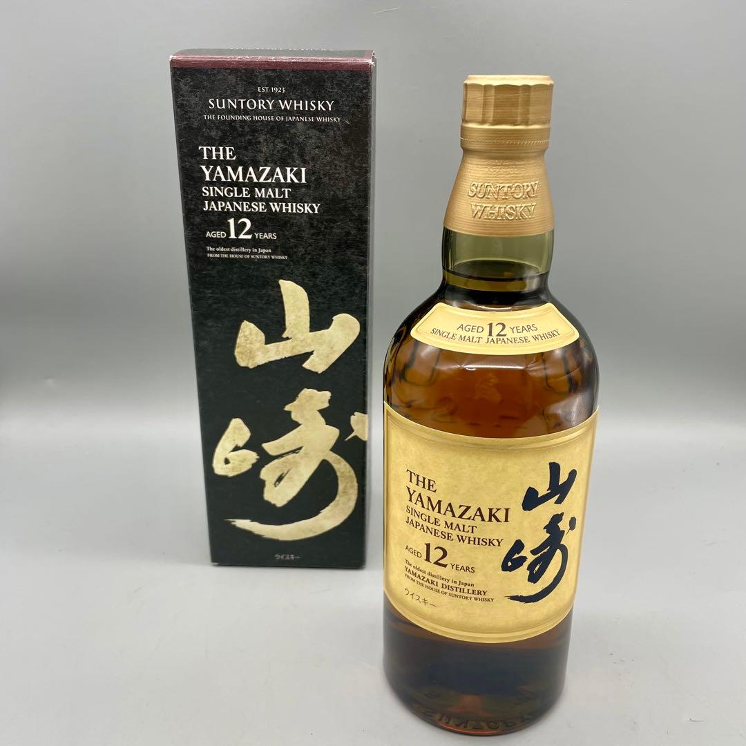 【山崎　サントリーシングルモルトウイスキー　12年】　未開封 サントリー シングルモルトウイスキー 山崎 12年 100周年記念蒸溜所