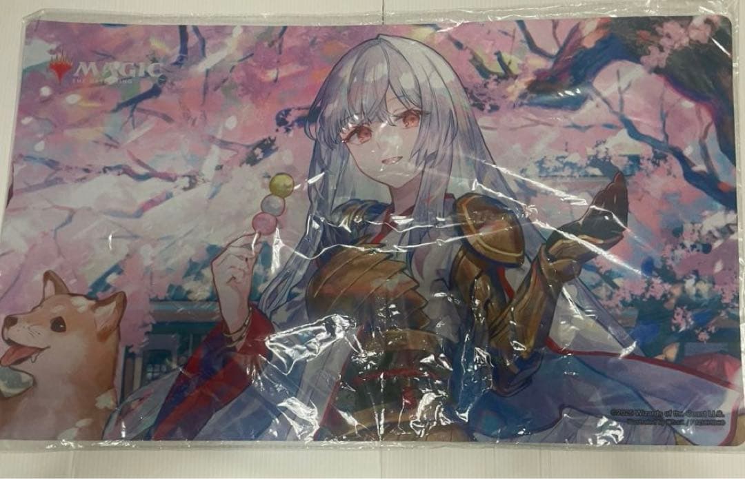 【新品未開封】放浪皇のお花見キャンペーン　プレイマット mtg 公式 MTG 放浪皇のお花見キャンペーン 放浪皇＆ナーセットVer. プレイ