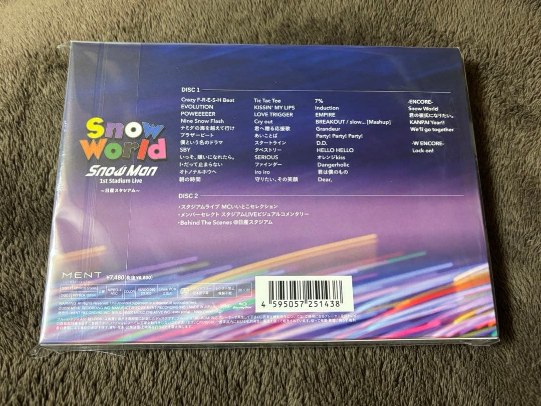 Snow Man Snow World 日産スタジアム FC限定 Blu-ray - メルカリ