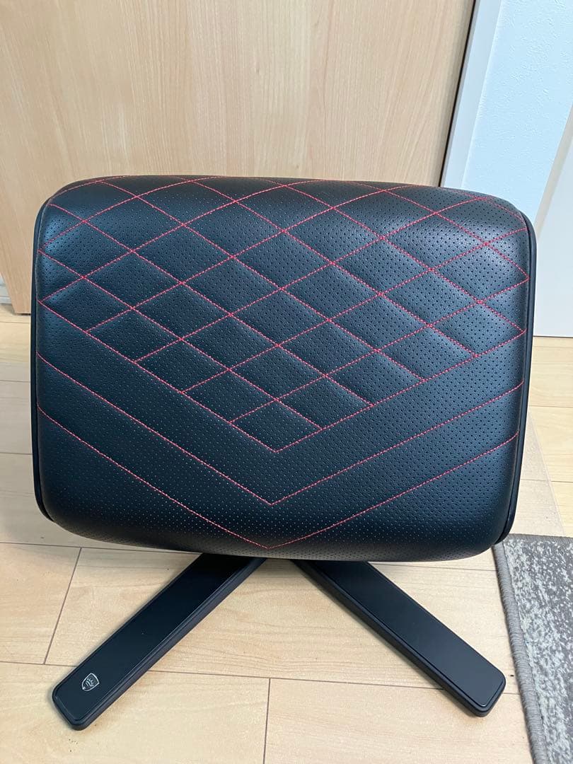noblechairs FOOTREST レッド NBL-FR-PU-BR