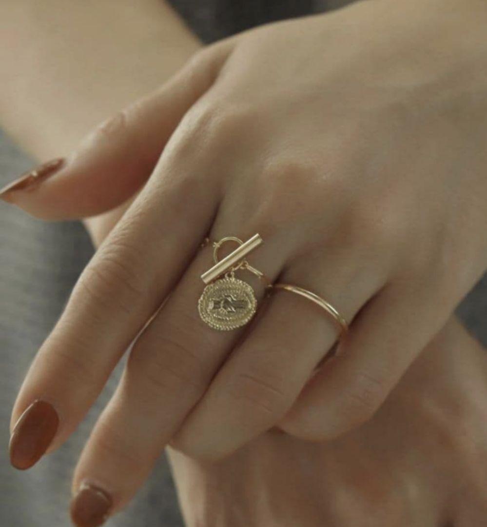 シエナロゼ　チェーンリング　メダイ　Lサイズ