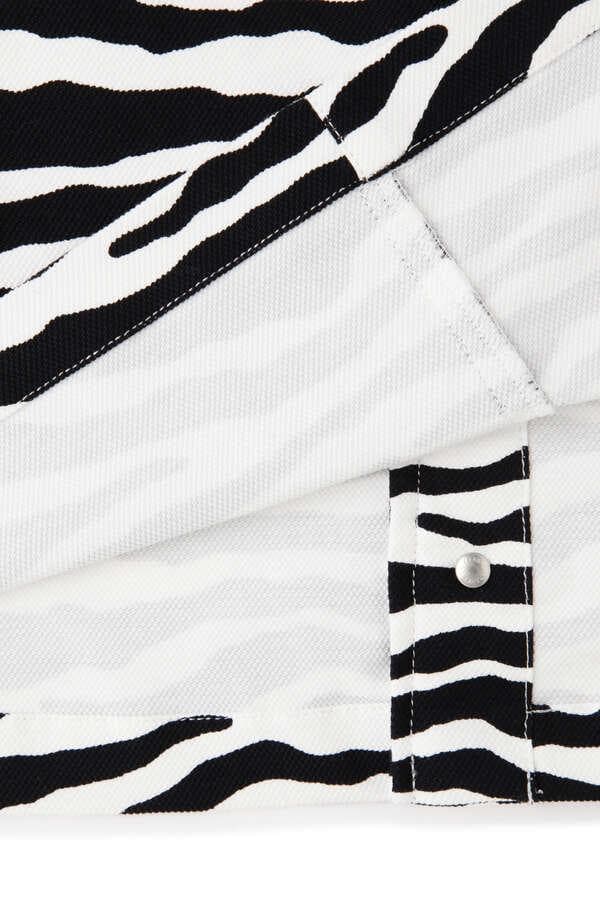 【パーリーゲイツ】２点セット　レディース　ゼブラ柄　スカート＋サンバイザー