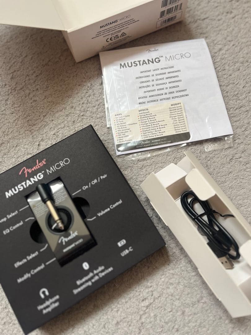 Fender Mustang Micro ギター ヘッドフォンアンプ