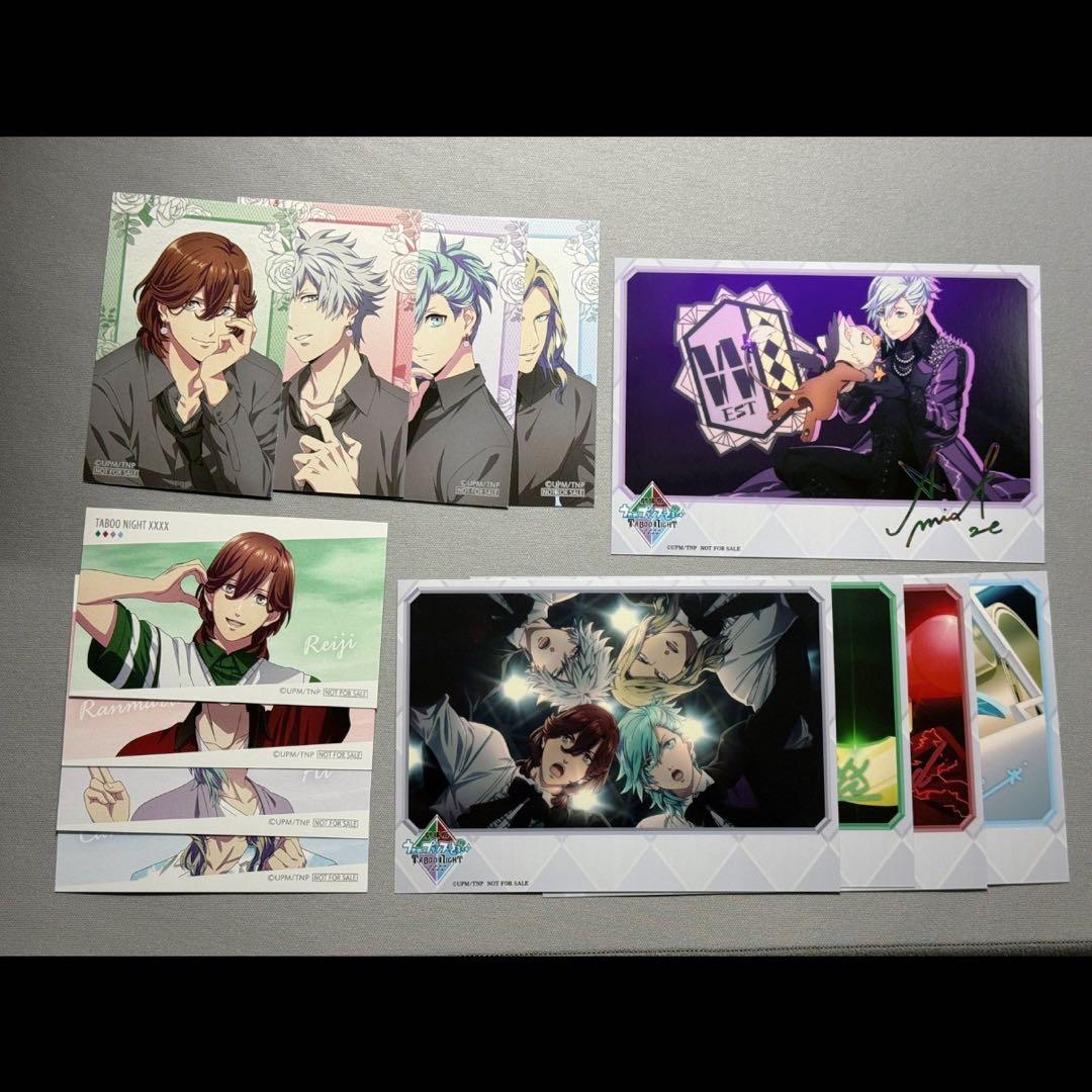 うたプリ タブナイ アニメイト特典 美風藍 箔押しブロマイドセット