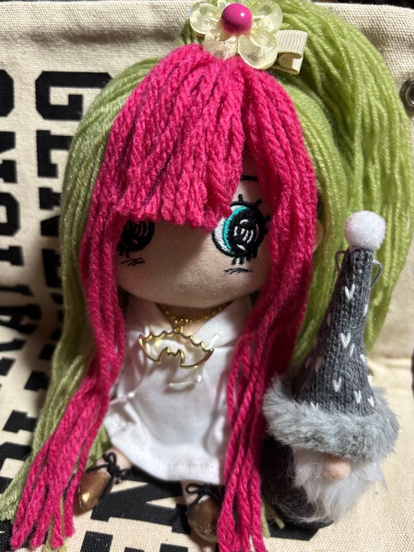 自作ぬい 紫ぽわうさちゃん 無属性ぬいぐるみ