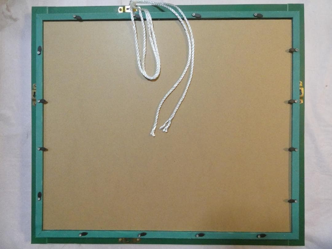 絵画　額付き　千住博　 F8 【　風景　】手描き