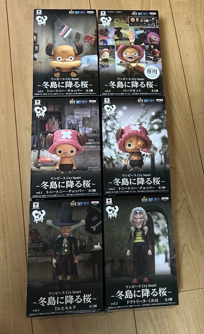 ONE PIEC ワンピースCry heart〜冬島に降る桜〜フィギュアセット