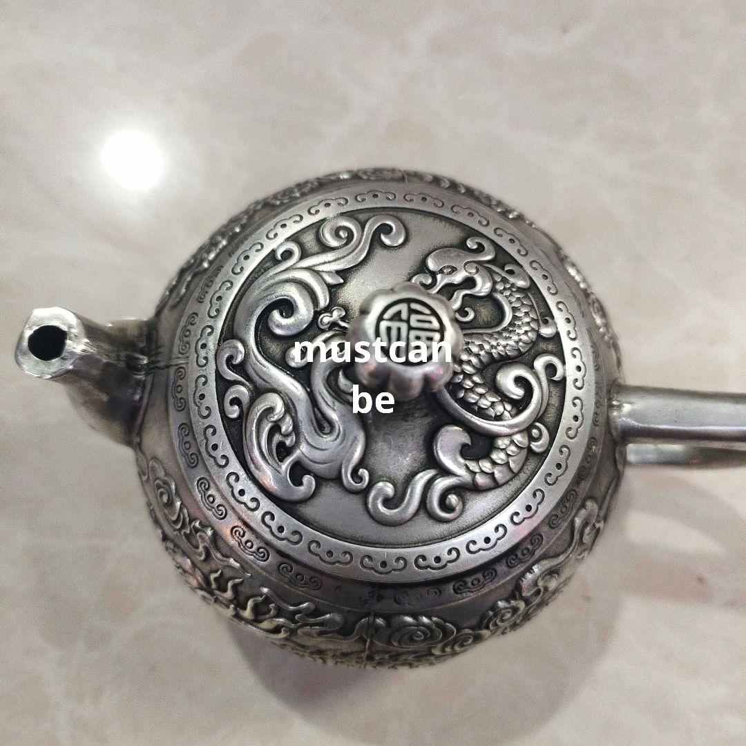 銅製 龍鳳徳利 茶壺 茶器 装飾品 工芸品 置物