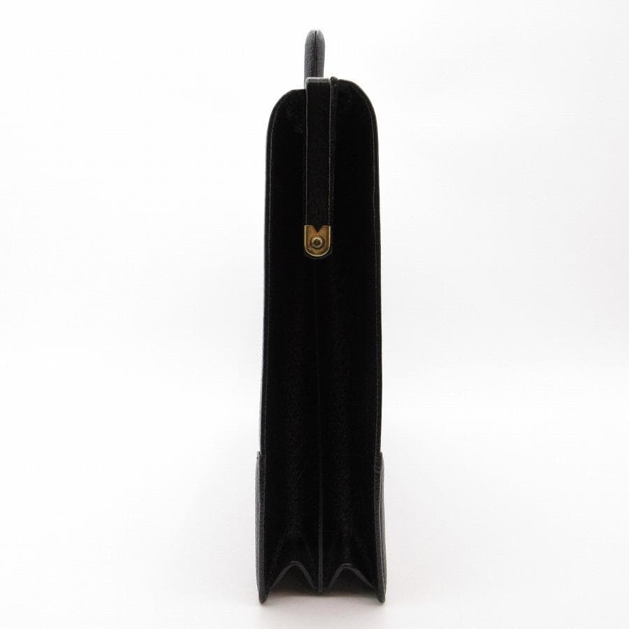 美品 ダレスバッグ ビジネスバッグ レザー 黒 ブラック 30-25111308