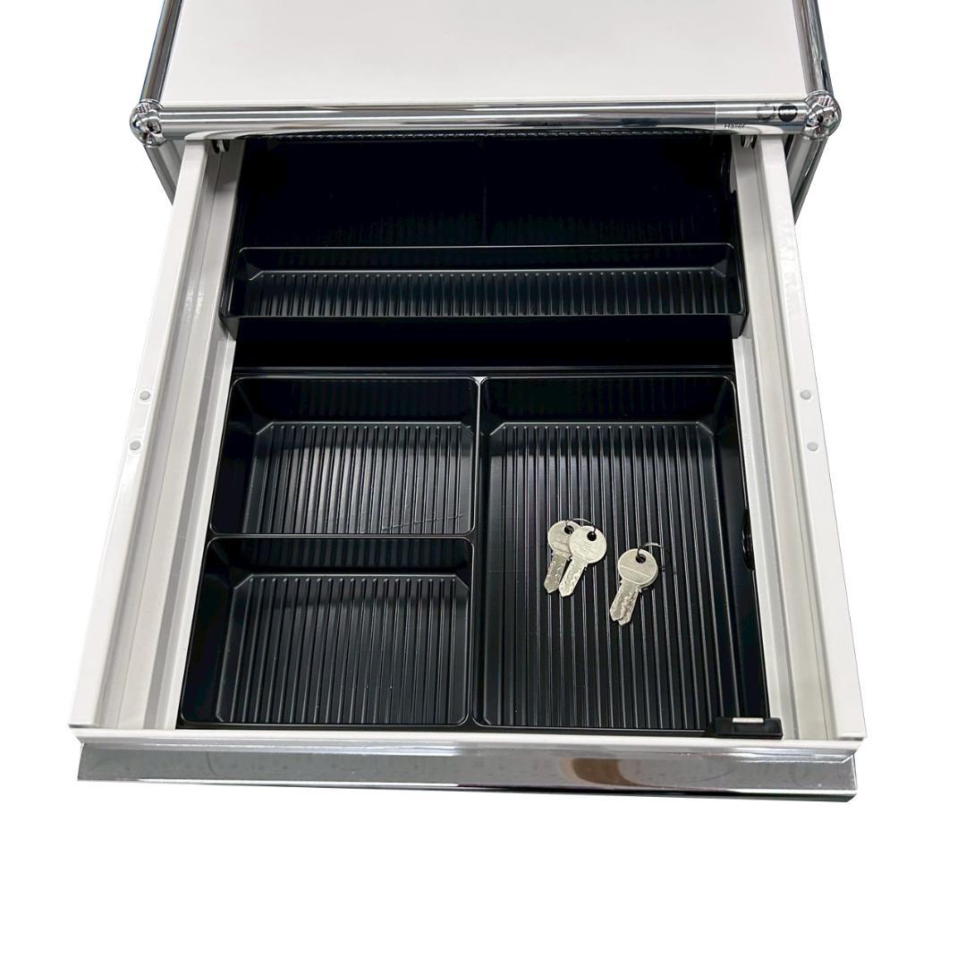 鍵付き】USM Haller ハラー ワゴン ピュアホワイト - メルカリ