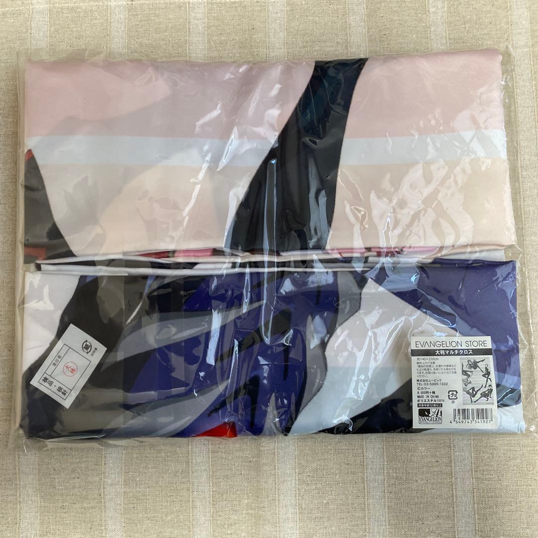 匿名配送 エヴァンゲリオンストア限定 大判マルチクロス ラジオ 缶