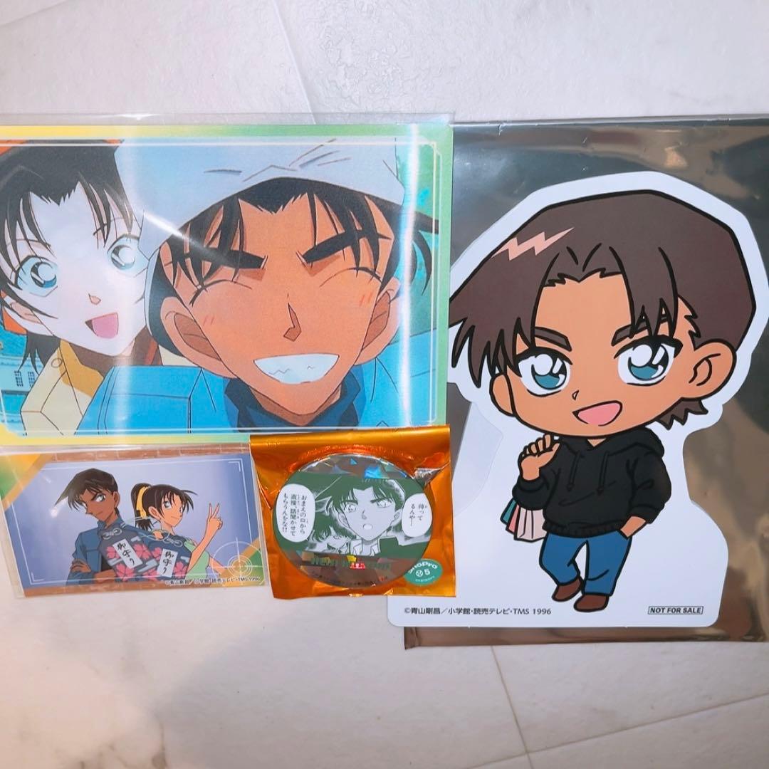 ☆激レア☆名探偵コナンポストカード服部平次遠山和葉 名探偵