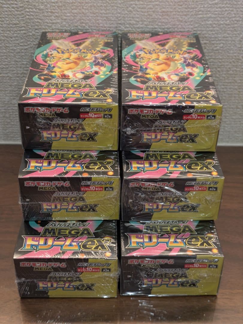 MEGAドリームex 新品 未開封 シュリンク付き BOX 6箱 メガドリーム