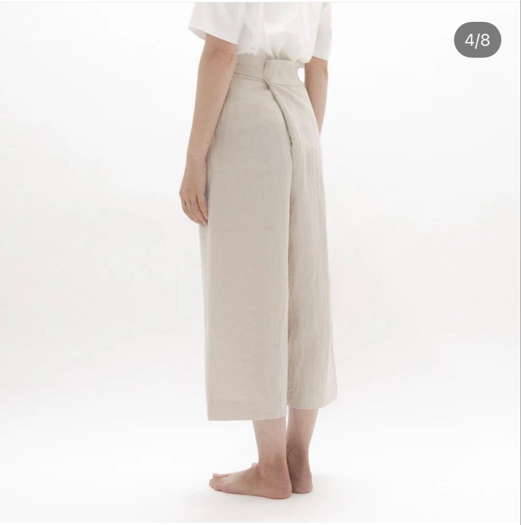 yaeca リネン リボン　キュロット (unisex)