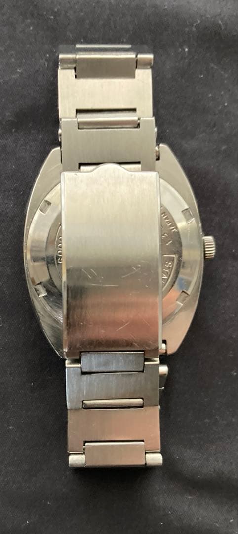 セイコーロードマチック23石 ネイビー文字盤　5606-6000