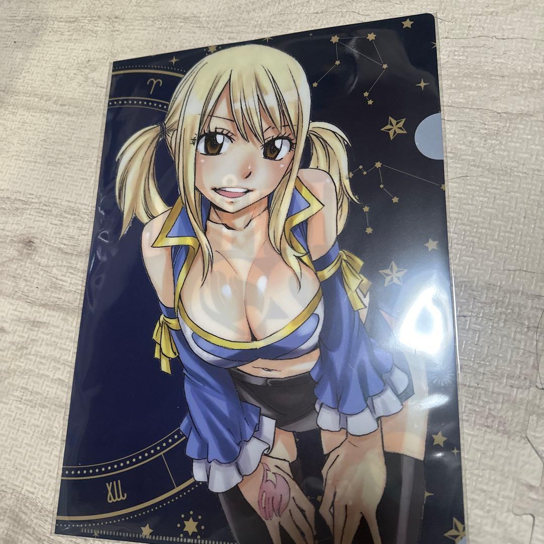 フェアリーテイル 20周年 popup クリアファイル ルーシィ - メルカリ