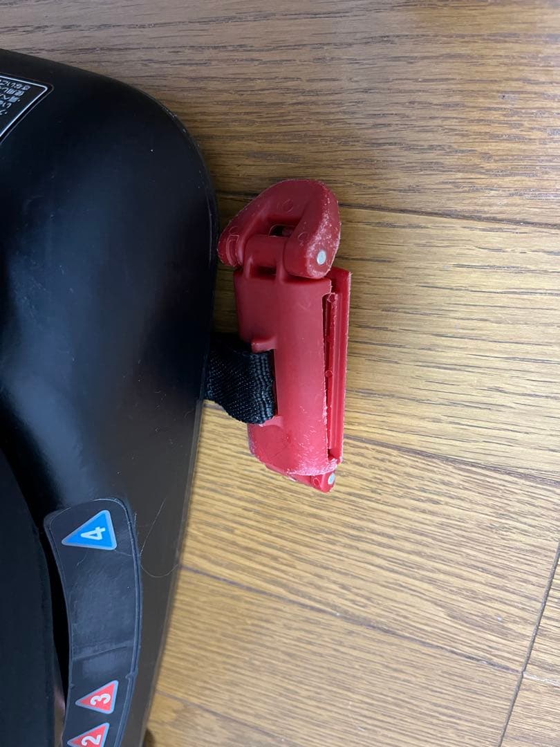 【お値下げ】pigeon チャイルドシート ドット柄　オレオユ