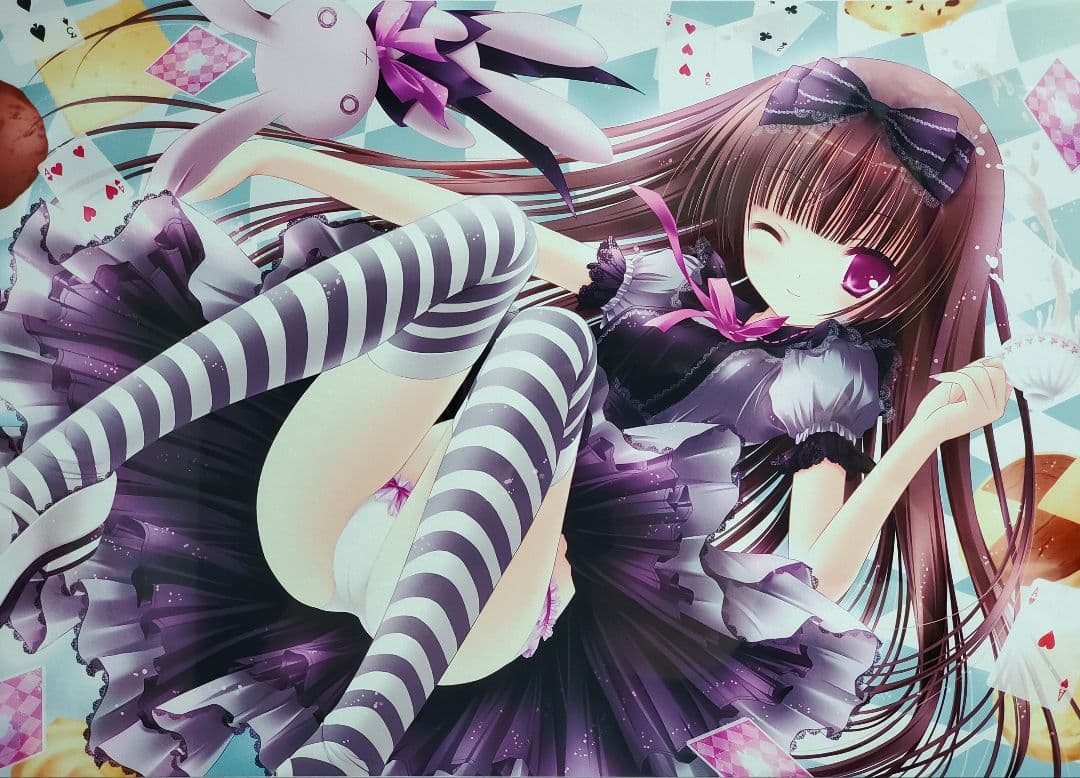 アールビバン】てぃんくる『SECRET TEAPARTY』直筆サイン入り版画