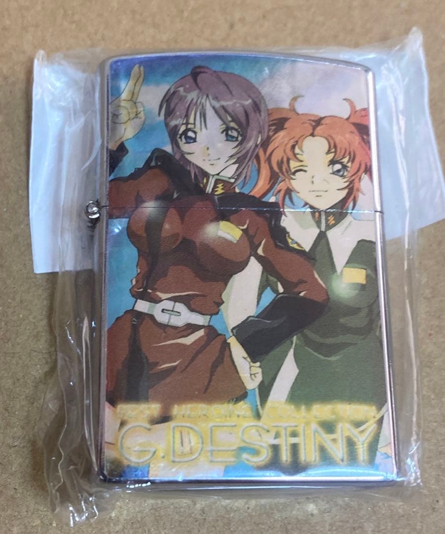 ガンダムシード 美少女 集合 オイルライター zippo 風 JY9