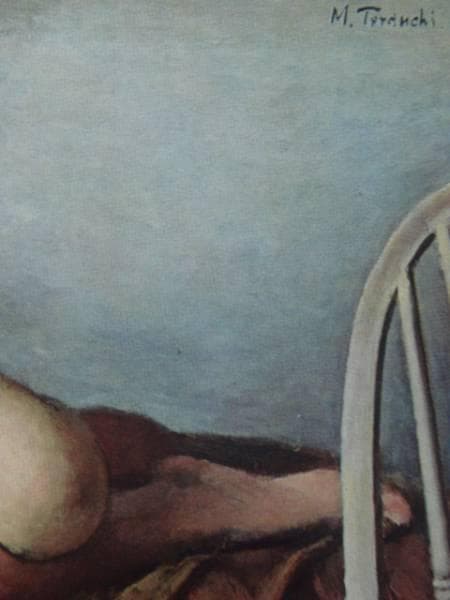 寺内萬治郎、横臥裸婦、800部限定大判画集画、新品額装