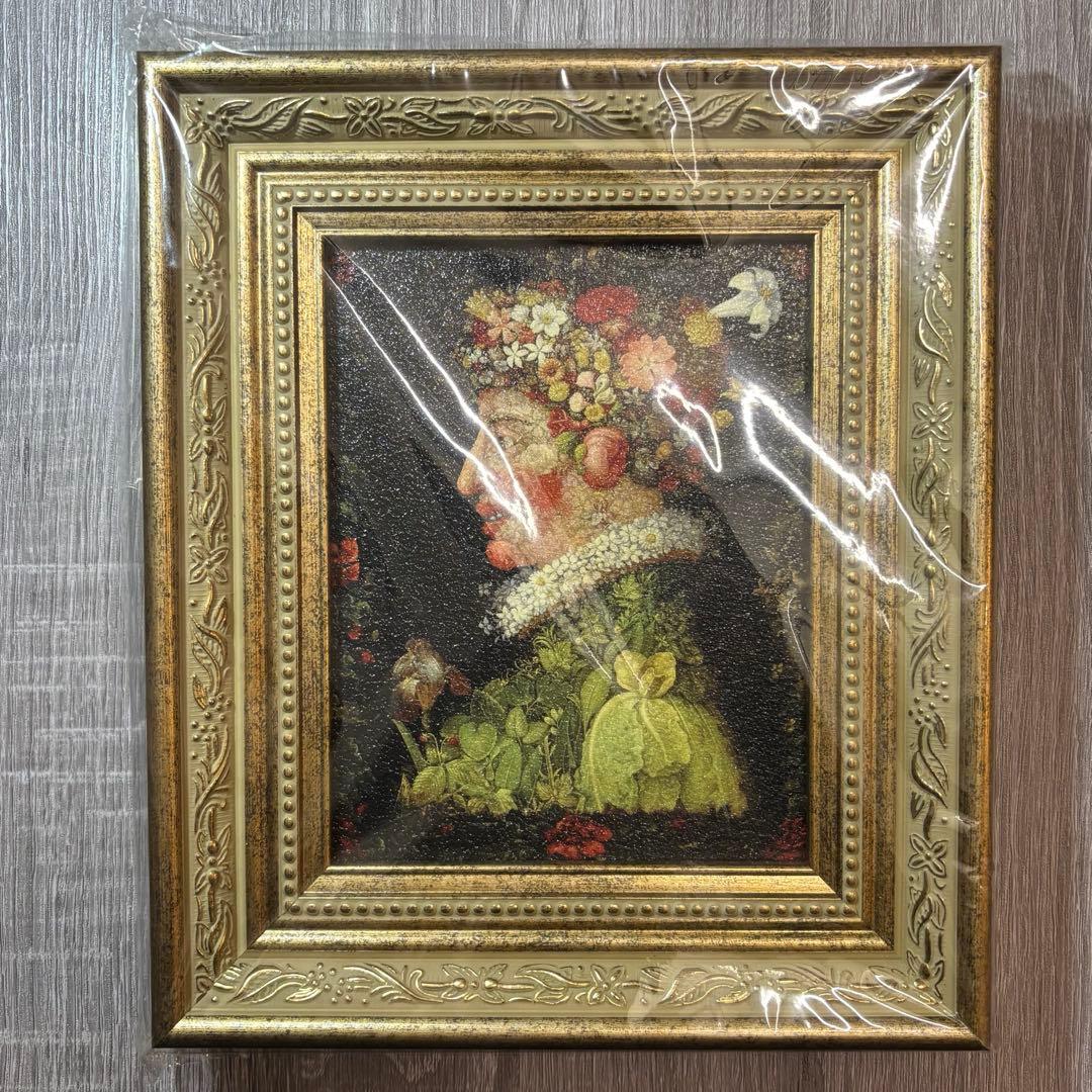 ジョゼッペ・アルチンボルド 春 1573年作品　ルーブル美術館展 複製画