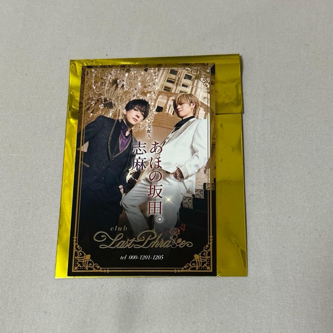 しまさかバースデー2025 実写名刺風カード ホロ 志麻、あほの坂田