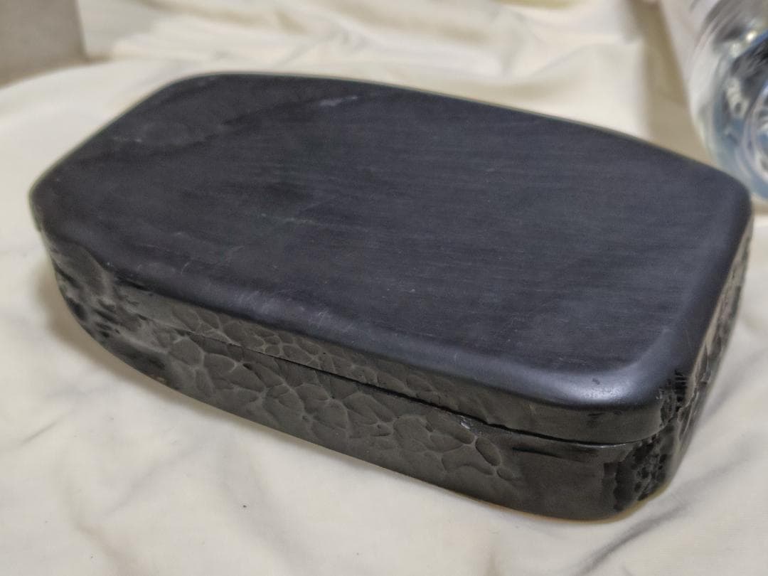 国指定伝統的工芸品 雄勝硯 五三寸 天然共蓋 雄勝石 宮城県特産 1.12kg