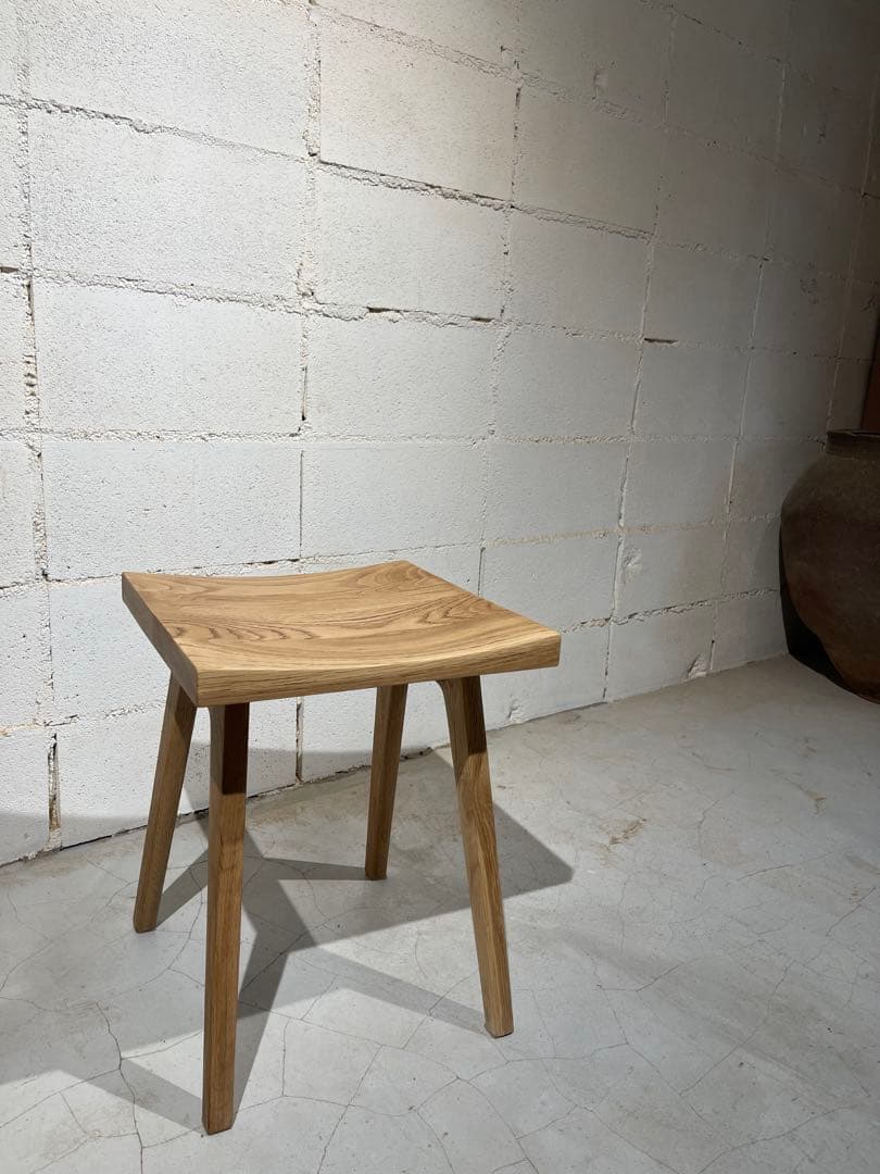 リフレッシュタイプチェア　ロータイプ　オーク無垢材　ウチダ