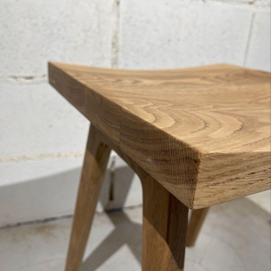 リフレッシュタイプチェア　ロータイプ　オーク無垢材　ウチダ