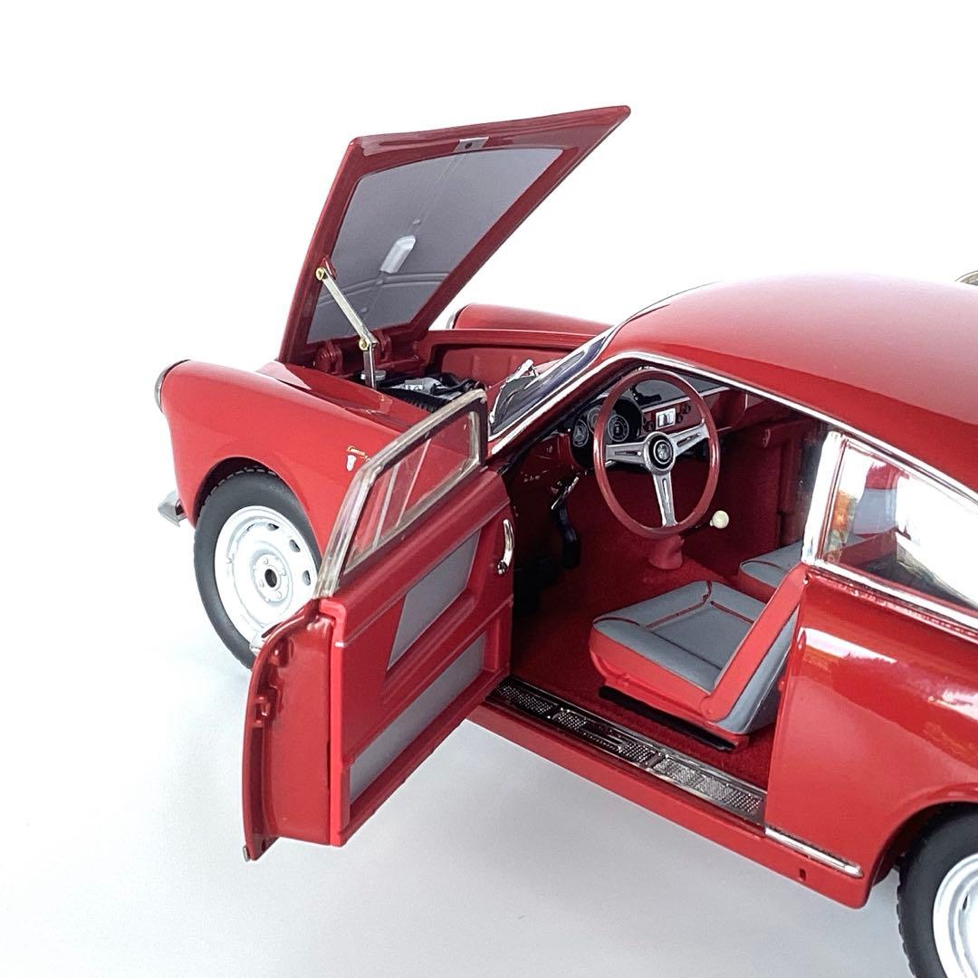 京商1/18 アルファ ロメオ ジュリエッタ スプリント ヴェローチェ レッド