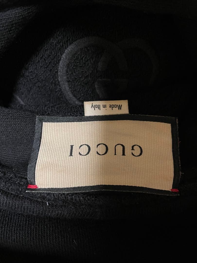 GUCCI ラケット刺繍パーカー　Sサイズ　グッチ