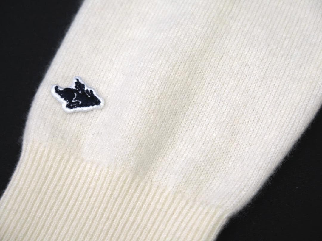 新品●パーリーゲイツ●フライングラビット ピュアカシミヤ　クルーネックセータ　L