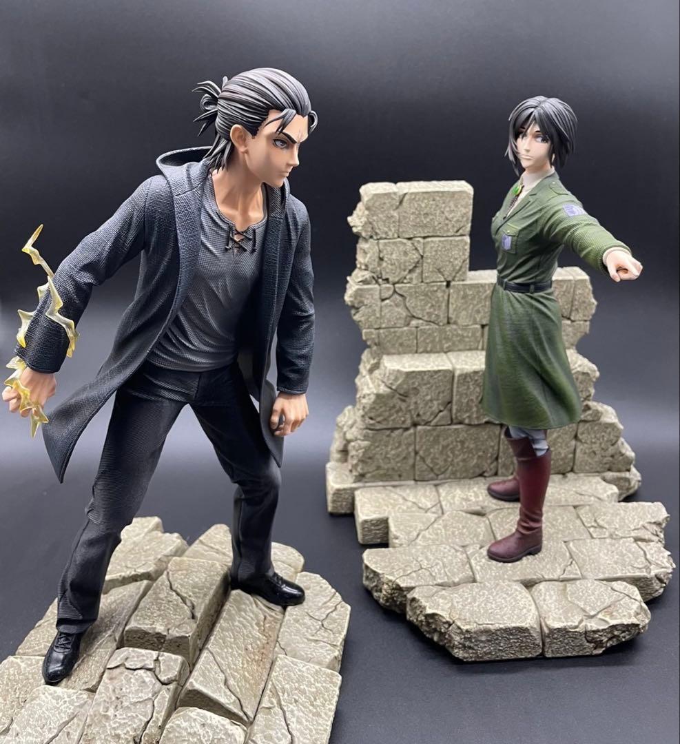 進撃の巨人 エレン・イェーガー ガレージキット ガレキ スタチュー①⑦