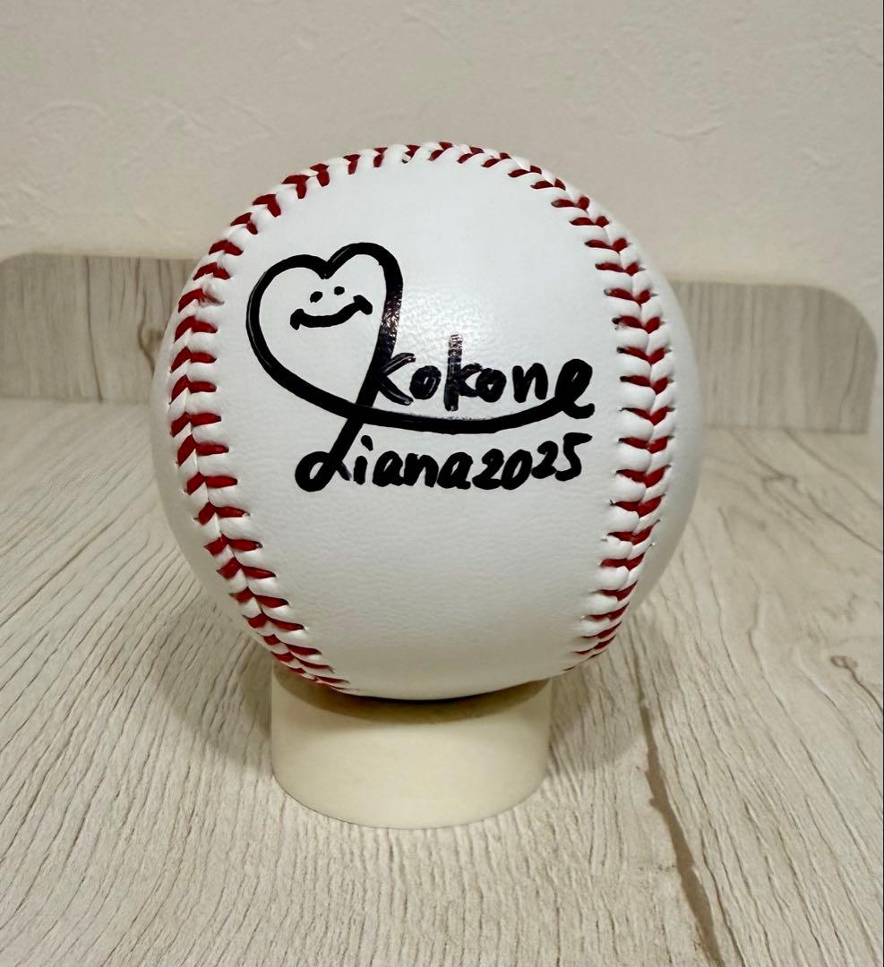 横浜DeNAベイスターズ diana 直筆サインボール 2025 Kokone - メルカリ