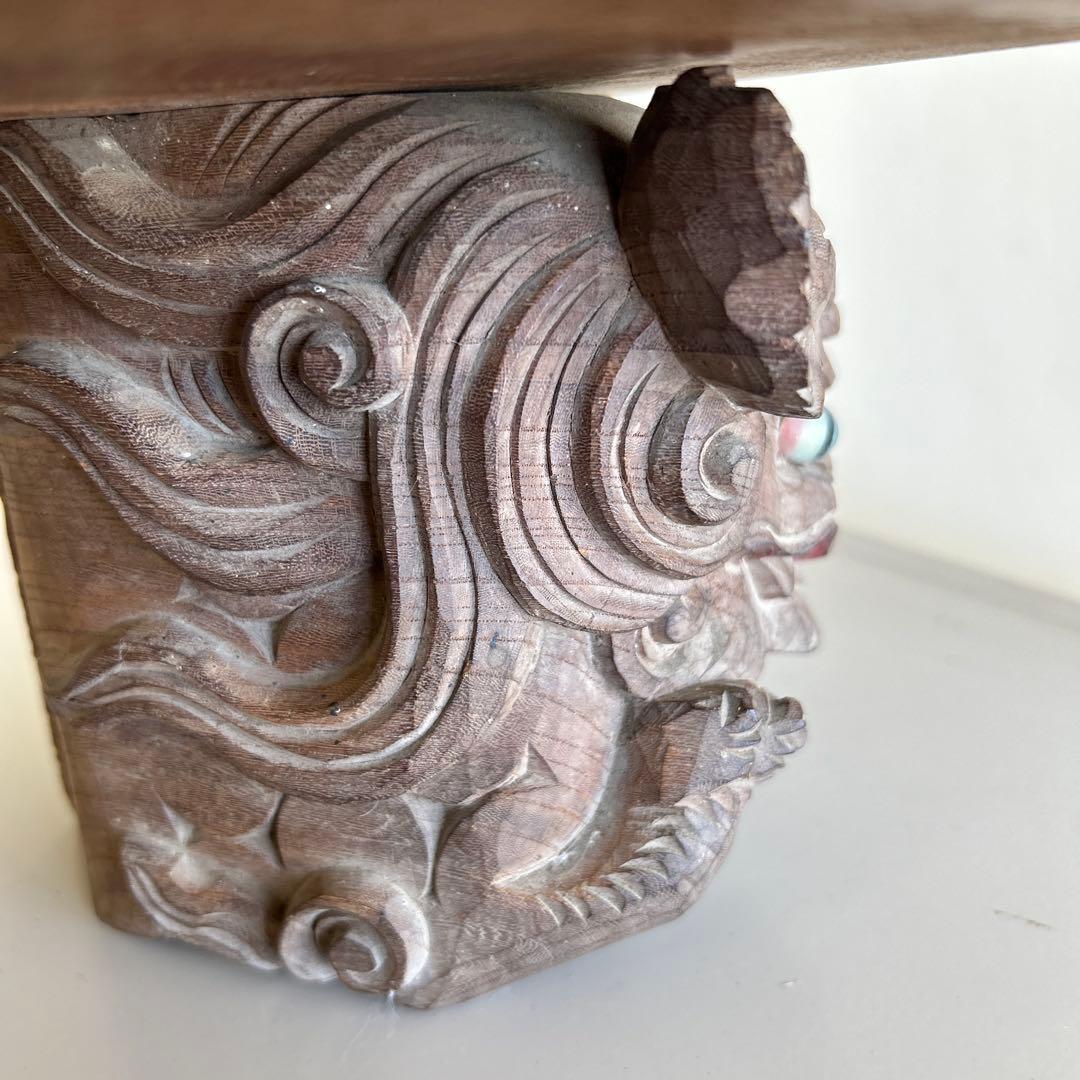 木彫獅子 彫物 木鼻 だんじり 骨董 神社仏閣地車