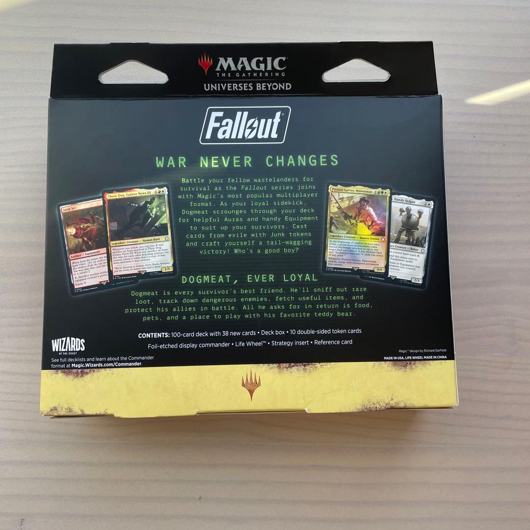 Fallout フォールアウト たくましき生存者たち 統率者デッキ 英語版