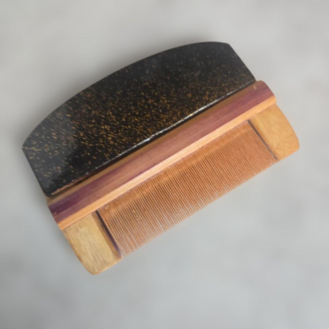 木曽 お六 みねばり櫛 柘植 つげ 櫛 くし H1 つげのくし 伝統工芸