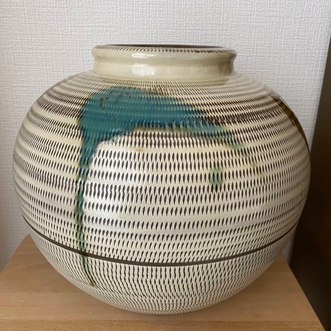 ⚫︎小石原焼　花瓶　工芸品　　　　　　　　リS