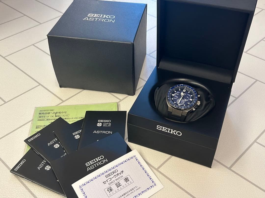 【極美品】セイコー アストロン SBXB167 SEIKO ASTRON ラバー