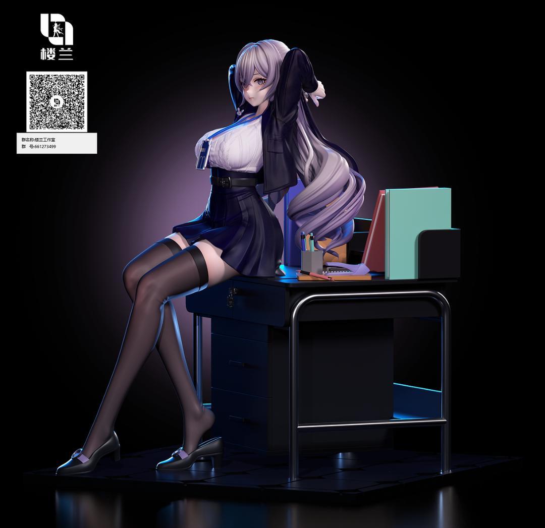 崩壊3rd ブローニャ・ザイチク フィギュア ガレージキット 塗装済完成品