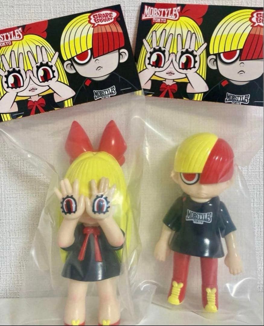 新品 GRAPE BRAIN マッシモ！にぎるちゃん ソフビ フィギュア GRAPE