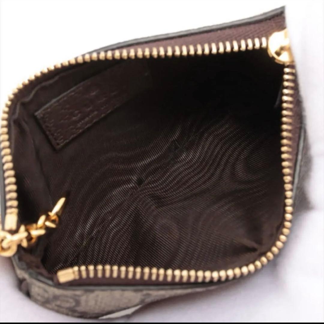 gucci グッチ GGスプリーム ケース ベージュ　小銭入れ