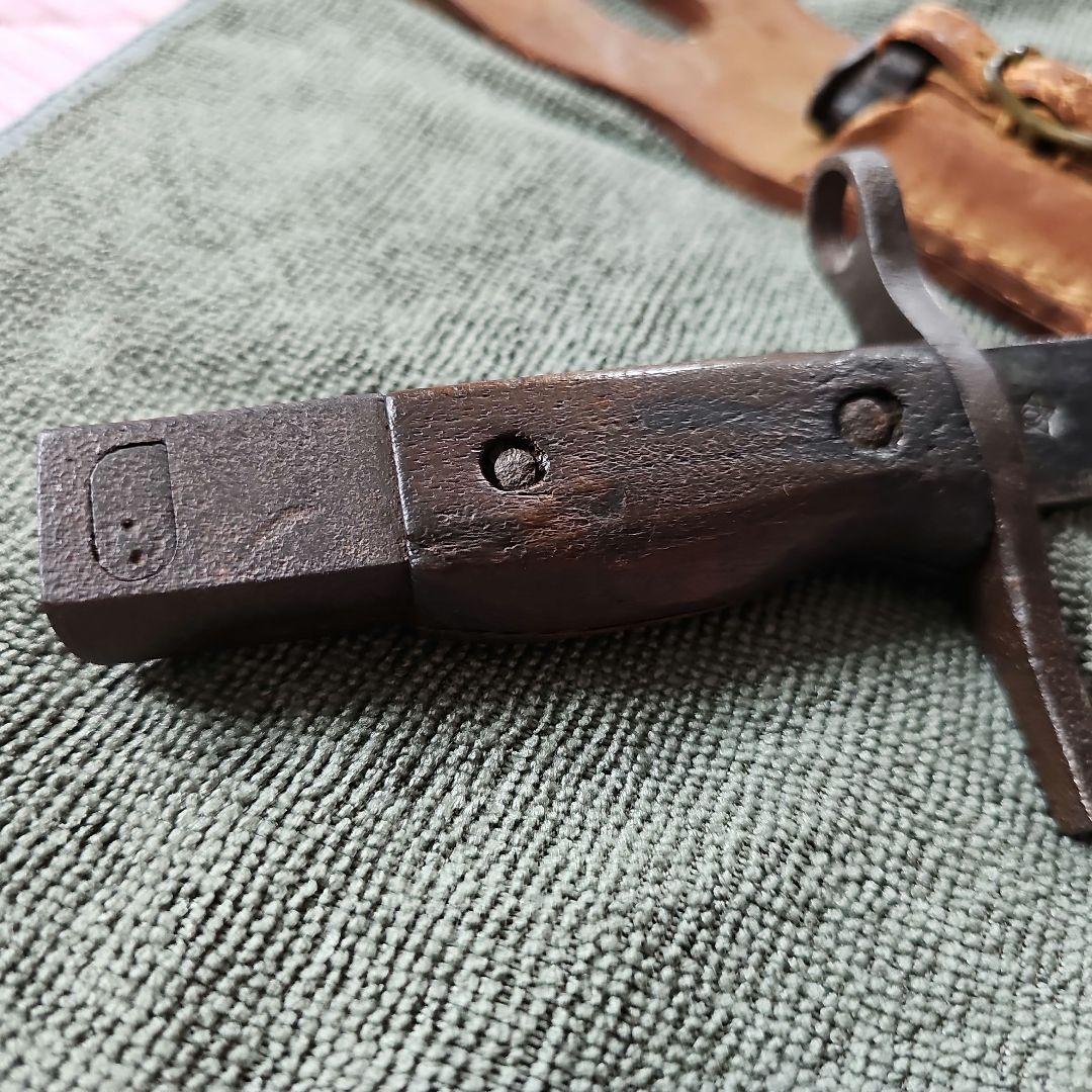 旧日本軍　三十年式銃剣　末期型　模造品