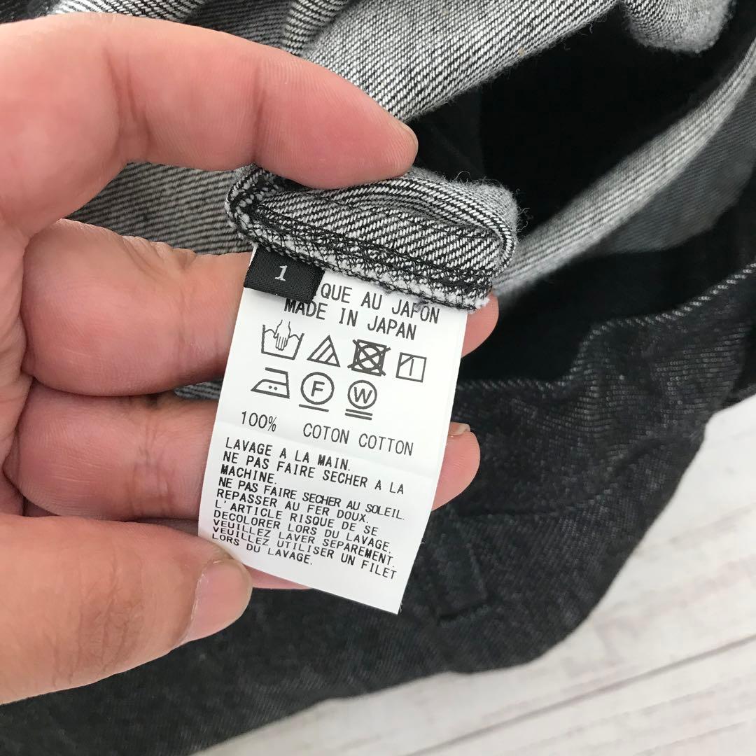 Y`s ヨウジヤマモト デニム サルエルパンツ 美品 ブラックデニム 1