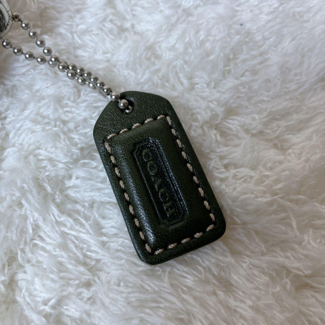 バッグ vintage coach suede shoulderbag green