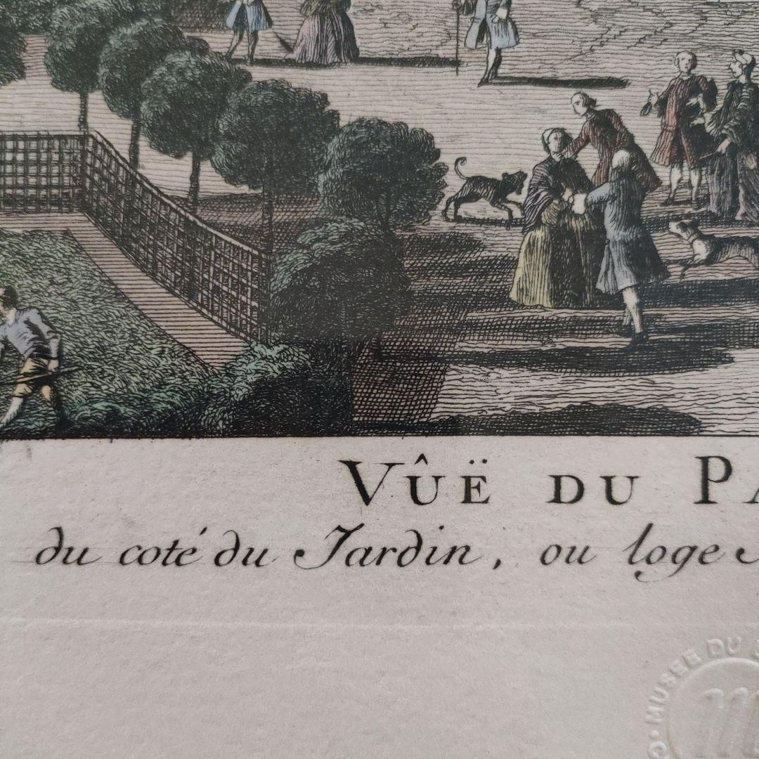 大判銅版画『オルレアン公モンシニョール殿下王宮』、ルーブル美術館