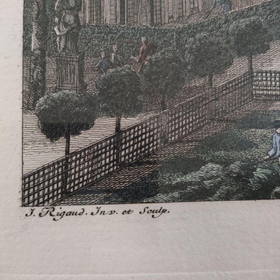 大判銅版画 ルーブル美術館エンボスマーク入『オルレアン公モン