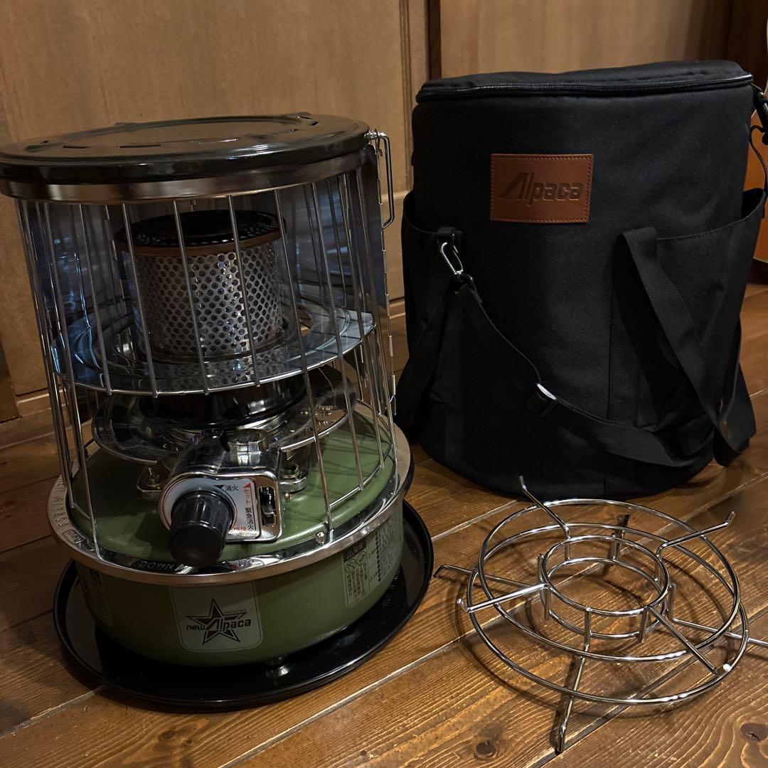 アルパカストーブ コンパクト収納バッグ・五徳・反射板付き